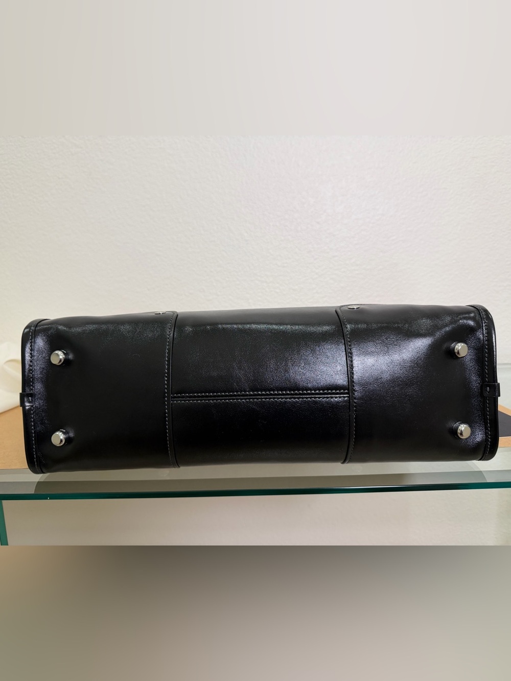 NWT Coach Rhyder 38 in Black Leather - Picture 7 of 9